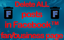 Delete all posts on fan / business page small promo image