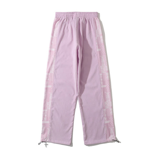 Title 6, Summer Thin Stitching Cashew Flower Casual Pant...