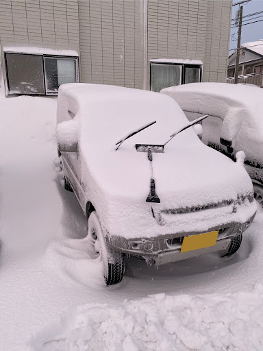 ジムニー Jb23wの爆弾低気圧 雪かき大変に関するカスタム メンテナンスの投稿画像 車のカスタム情報はcartune