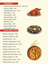 Nellore Ruchulu menu 2