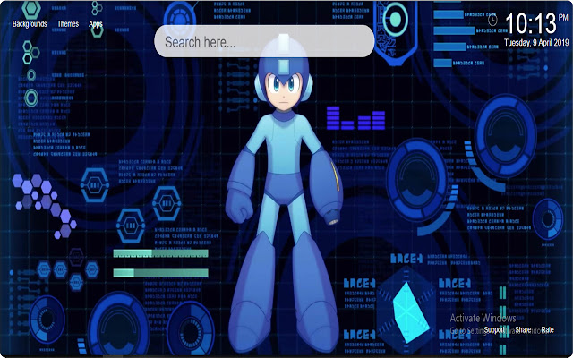 Megaman 11 Wallpaper Extension