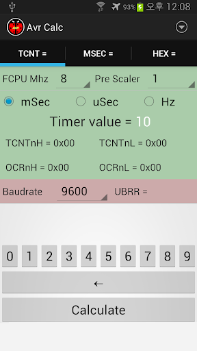 AVR Calculator