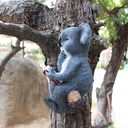 Title 4, New Koala Solar Lamp Resin Pendant Creative Ani...