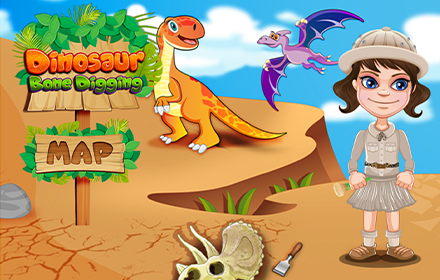 Dinosaur Bone Digging Game small promo image