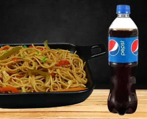 Veg Noodles With Pepsi Soft Beverage Combo