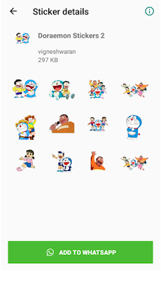 Doraemon What's Up Stickers Appのおすすめ画像3