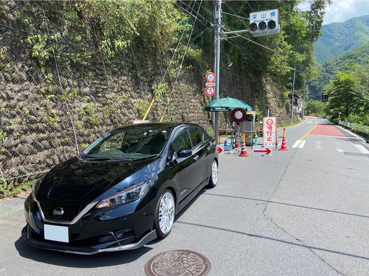 リーフの奥多摩パトロール・土砂崩れ・通行止め・都民の森・奥多摩周遊道路に関するカスタム事例の投稿画像10枚目