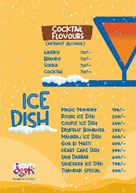 Thandak The Magic Of Ice And Spice menu 1