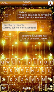Free Download Gold Stars Keyboard Theme APK for Android