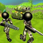 Cover Image of Herunterladen Stickman-Panzerkampf-Simulator 1.09 APK