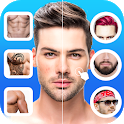 Photoeditor men body face hair