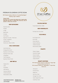 Over Coffee Cafe & Wine Bar menu 4