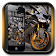 Yellow Cool Reflective Motorcycle Theme icon