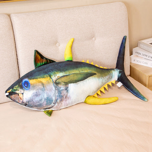 Title 1, Marine Life Simulation Tuna Doll Realistic Kids...