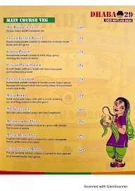 Dhaba 29 menu 7