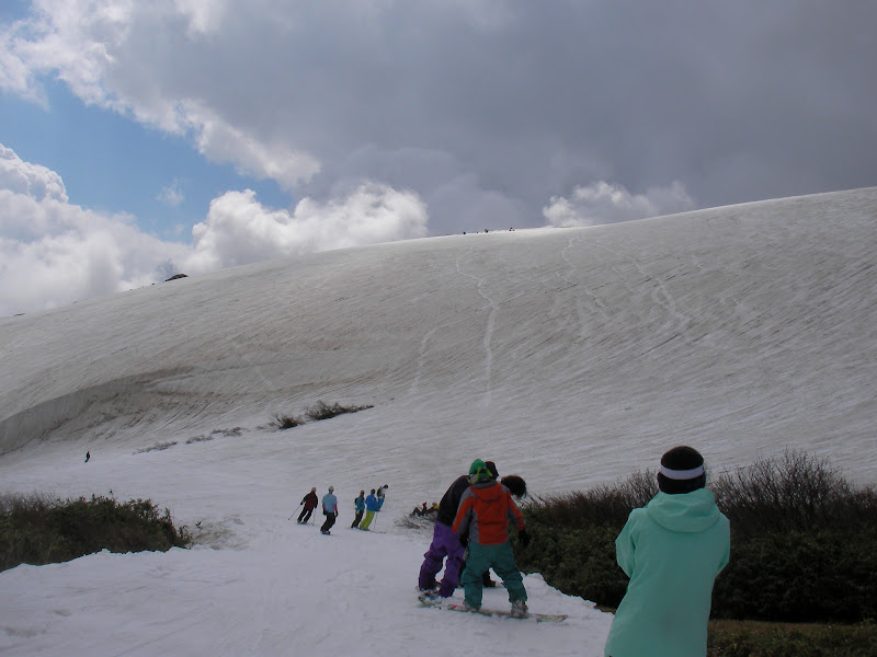 【月山スキー場】リフト降り場