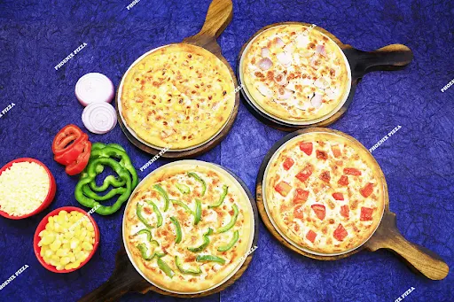 Veg Pizza Combo [Serves 4]