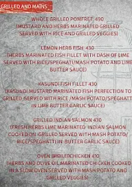 The Burger And Grille menu 6