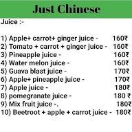 Just Chinese menu 6