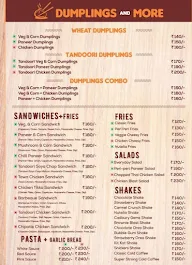 Dumplings & More menu 2