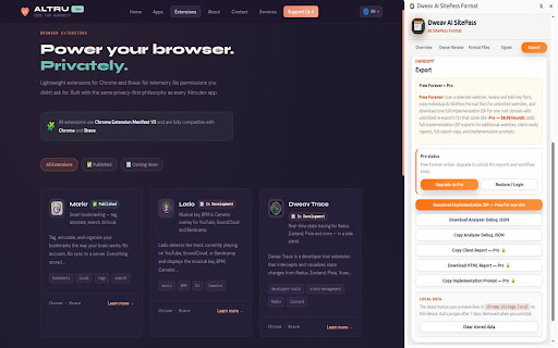 Dweav AI SitePass Format screenshot 5