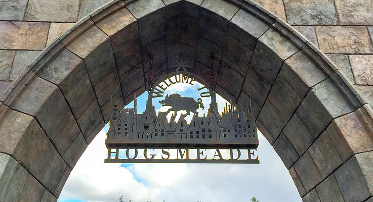 Entrance to Hogsmeade at Universal Orlando