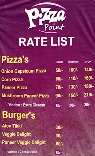 Pizza Point menu 1