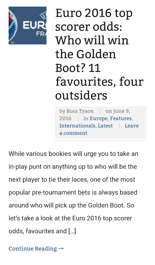 Android application TheFootball Sports screenshort