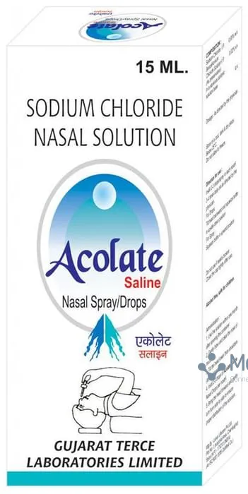 Acolate Saline Nasal Drops - 1