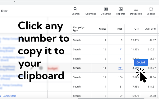 Google Ads Quick Copy Preview 1