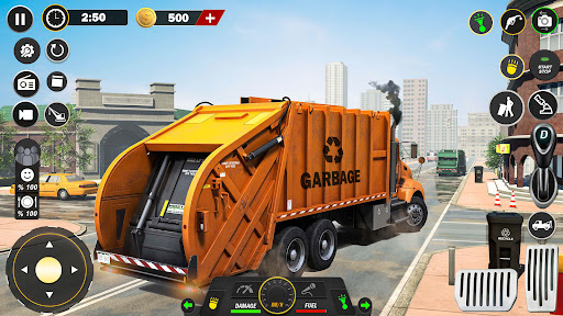 Screenshot Trash Truck Game Offline Games