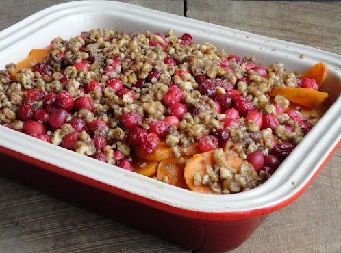 Sweet Potato Cranberry Casserole