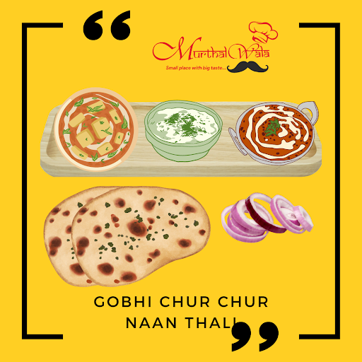 Gobhi Chur Chur Naan Thali