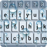 Glass Water Drop & Droplet Love keyboard Theme  Icon