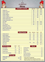 Tauji Chicken wale menu 3