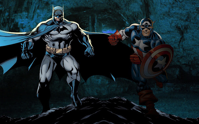 Batman & Captain America Small