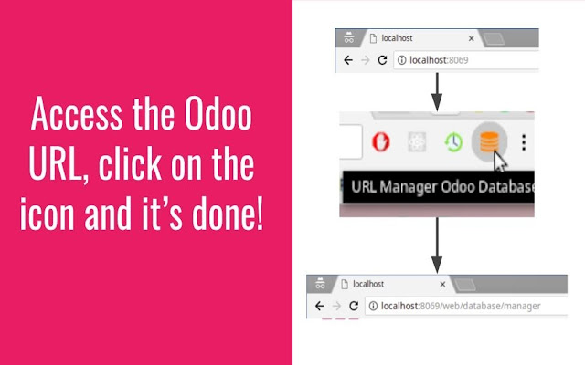 Odoo Database Manager URL