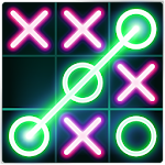 Cover Image of Tải xuống Tic Tac Toe glow - Free Puzzle Game 1.0 APK