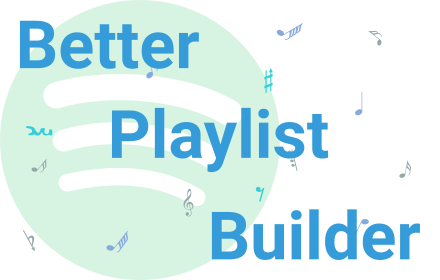 Spotify Playlist Builder small promo image