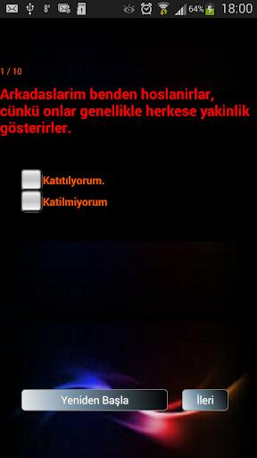 Özgüven Testi