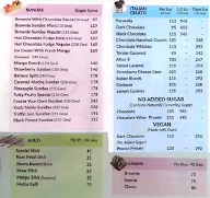 Giani Ice Cream menu 4