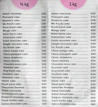 My Cake Shop menu 1