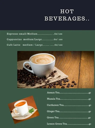 My Cafe menu 