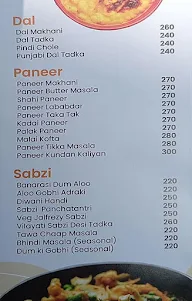 Govindas Restaurant menu 1