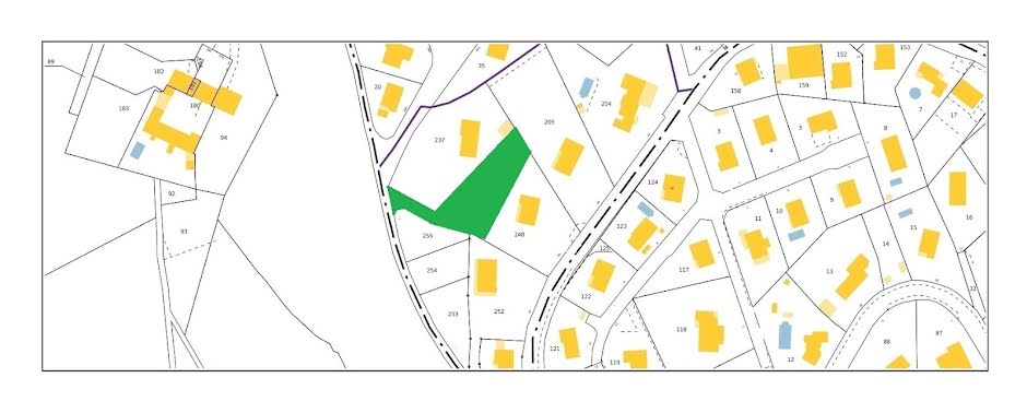 Vente terrain  1245 m² à Saint-Héand (42570), 178 500 €