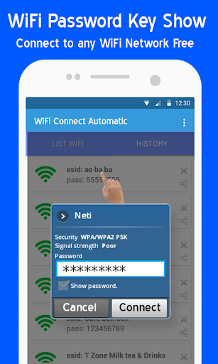 Screenshot WiFi Auto Connect Master Key