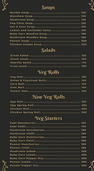 Black And White Resto Cafe menu 1