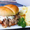 Thumbnail For Crock Pot Pulled Pork On A Roll.