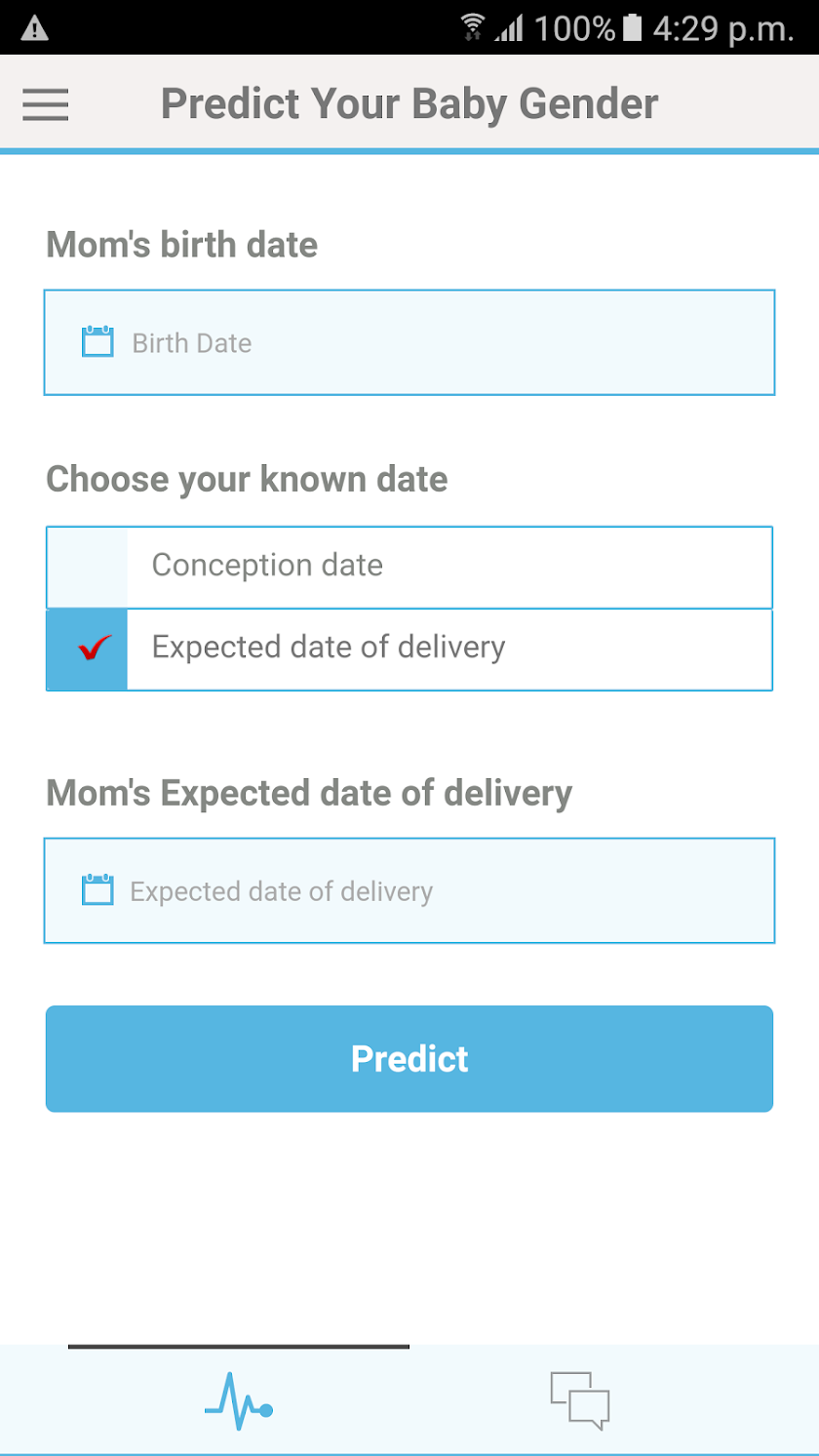 Predict Gender Boy Girl Tamil Screen 1