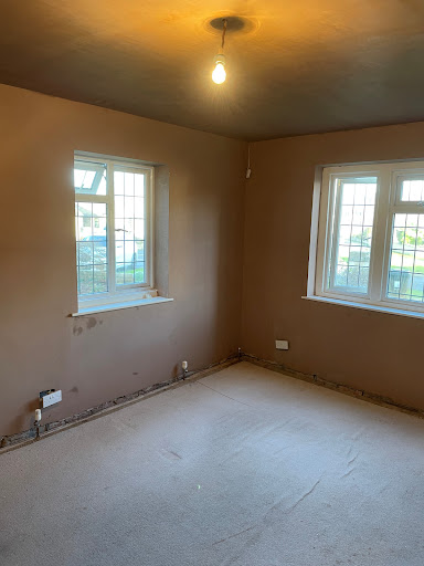 Plastering of bedroom